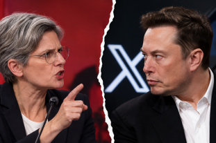 Elon Musk qualifie Sandrine Rousseau de « traîtresse de la France »  sur X