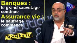 Politique & Eco n°245 avec P. Jovanovic - Banques : le grand sauvetage continue - Assurance vie : le naufrage commence