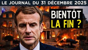macron devant l'élysée qui brule - JT du mercredi 31 décembre 2025